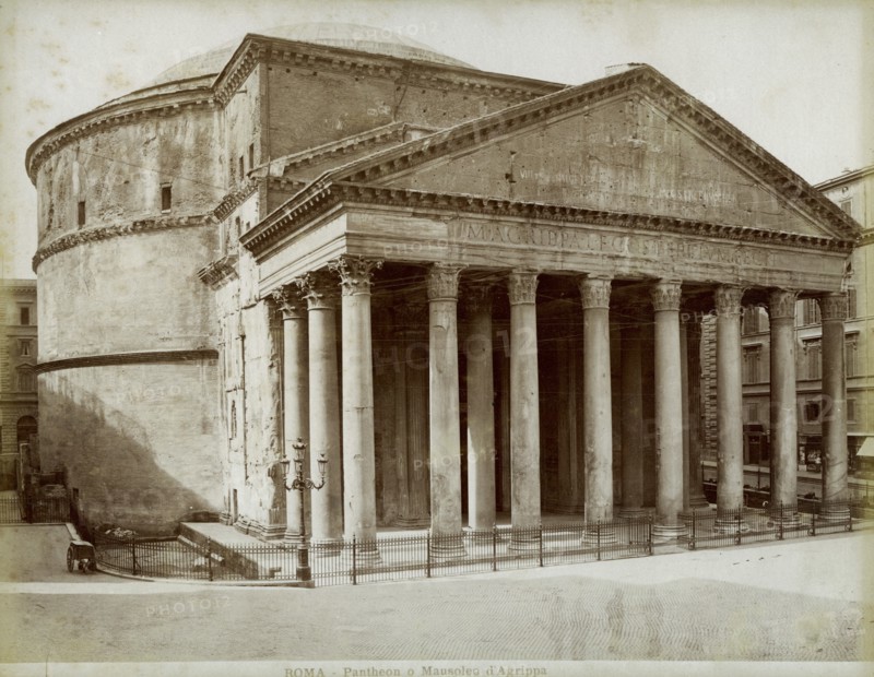 Pantheon, Rome, Italy, late 19th or early 20th century. Artist: Unknown