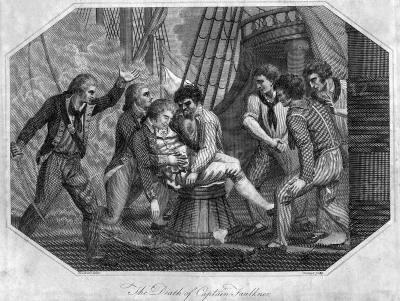 'The Death of Captain Faulkner', 18th century(?). Artist: Grainger