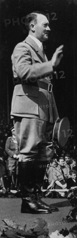 Adolf Hitler at the Nuremberg Rally, Germany, 1935. Artist: Unknown
