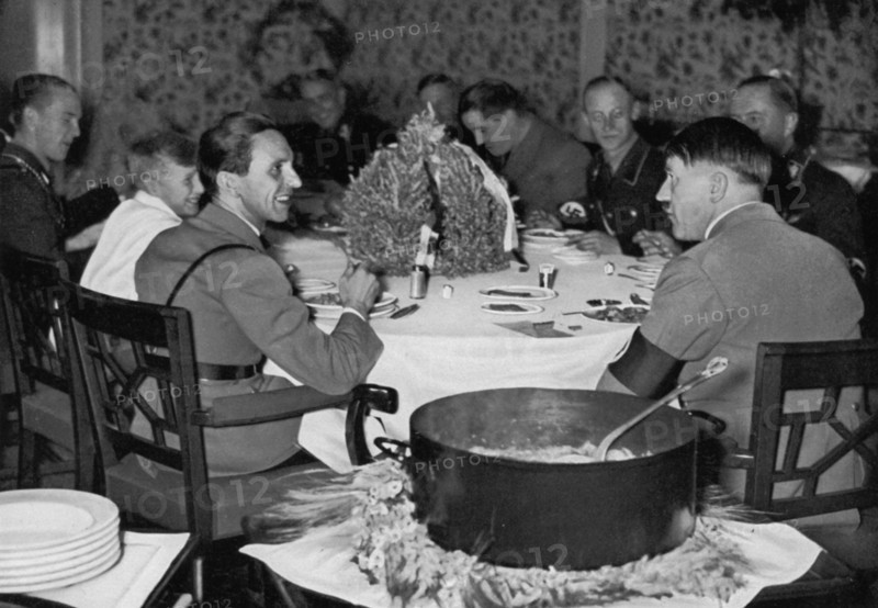 'Stew with the German Chancellor', 1936. Artist: Unknown