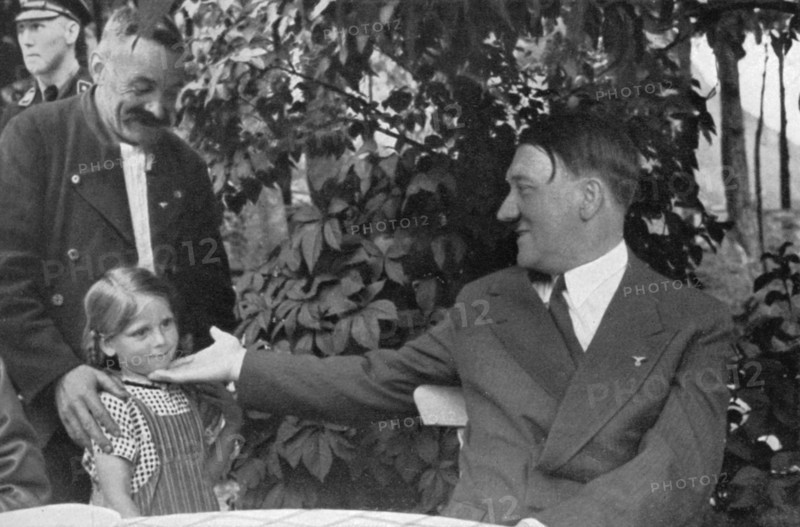 'Here, my Führer, is my grandchild', 1936. Artist: Unknown