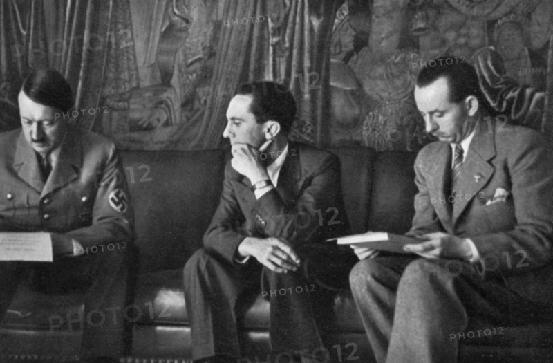 Adolf Hitler in the Reich Chancellery, Berlin, Germany, 1936. Artist: Unknown