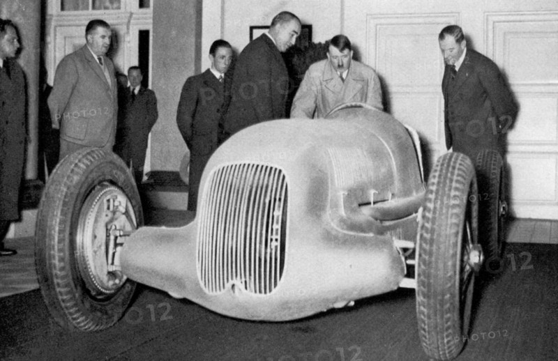 'Mercedes Benz racing car built on suggestion of the Führer', Germany, 1936. Artist: Unknown