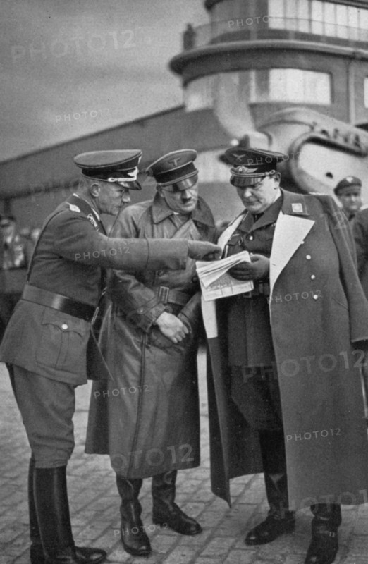 First inspection of the Luftwaffe's Richthofen Squadron, Germany, 1936. Artist: Unknown