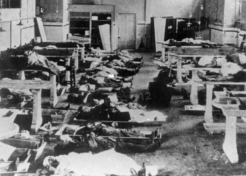 The mortuary, Barcelona, Catalonia, Spain, Spanish Civil War, c1936-c1939. Artist: Unknown