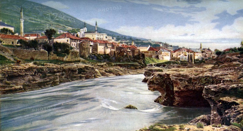 Mostar, Bosnia and Herzegovina, Yugoslavia, c1924. Artist: John Bushby
