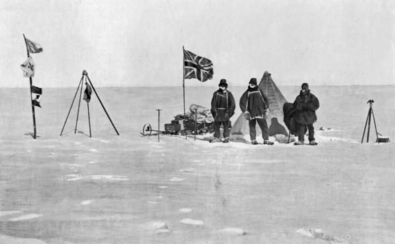 The Shackleton camp, Antarctica, Christmas Day, 1908. Artist: Unknown