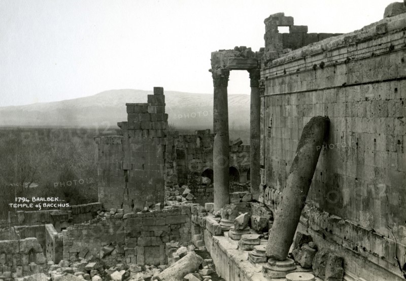 Temple of Bacchus, Baalbek, Lebanon, c1920s-c1930s(?). Artist: Unknown