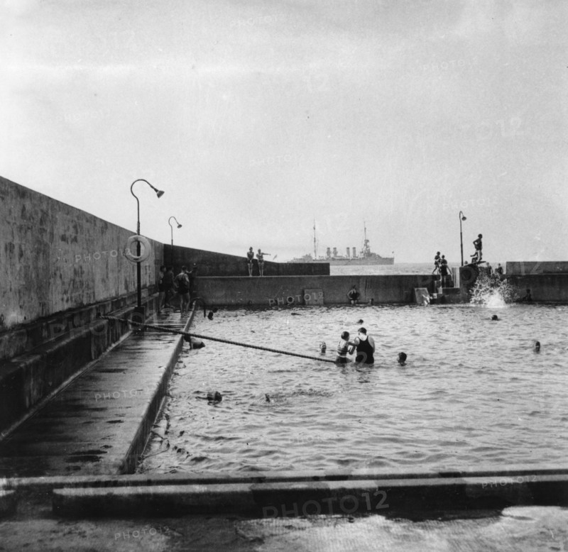 Swimming pool, Balboa, Panama, 1931. Artist: Unknown