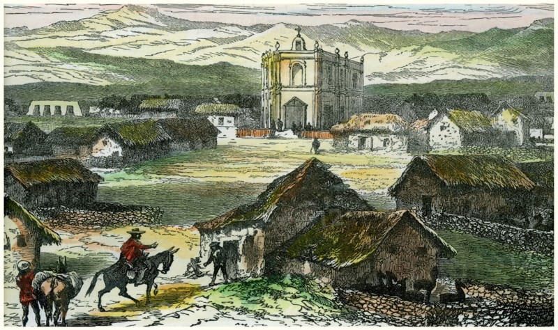 View of Tiahuanaco, near Lake Titicaca, Bolivia, c1880. Artist: Unknown