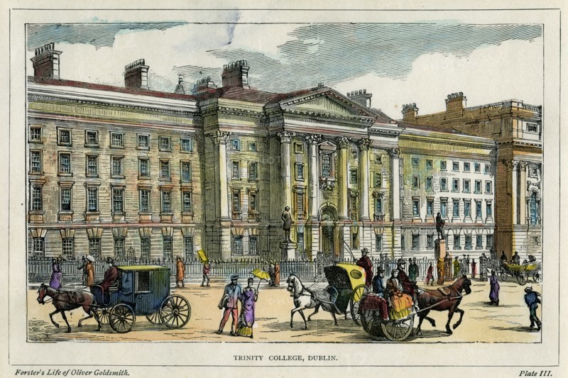 'Trinity College, Dublin', Ireland, c1880. Artist: Unknown