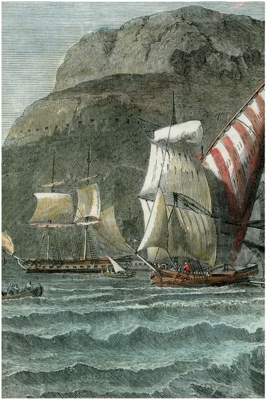 The Rock of Gibraltar, c1880. Artist: Unknown