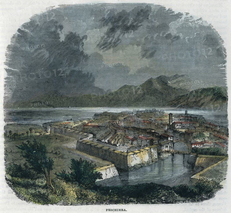 Peschiera del Garda, Italy, c1875. Artist: Unknown