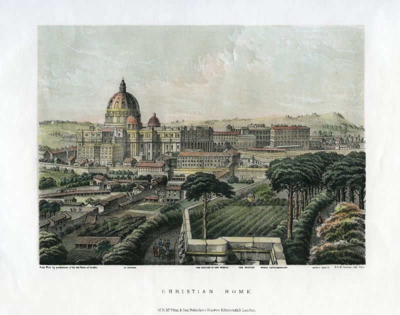 'Christian Rome', Italy, c1865. Artist: Unknown