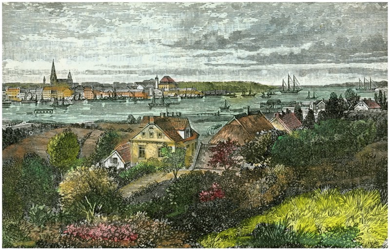 Kiel, Germany, c1875.Artist: Carrera