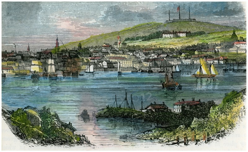 View of Halifax, Nova Scotia, c1870. Artist: Unknown