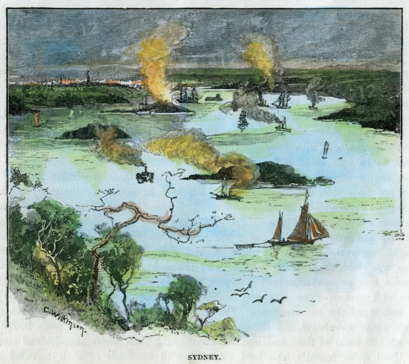 Sydney, New South Wales, Australia, c1885.Artist: C Wilkinson