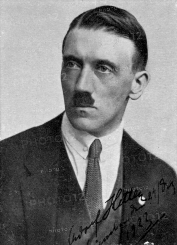 Adolf Hitler, Austrian born dictator of Nazi Germany, 1923. Artist: Unknown