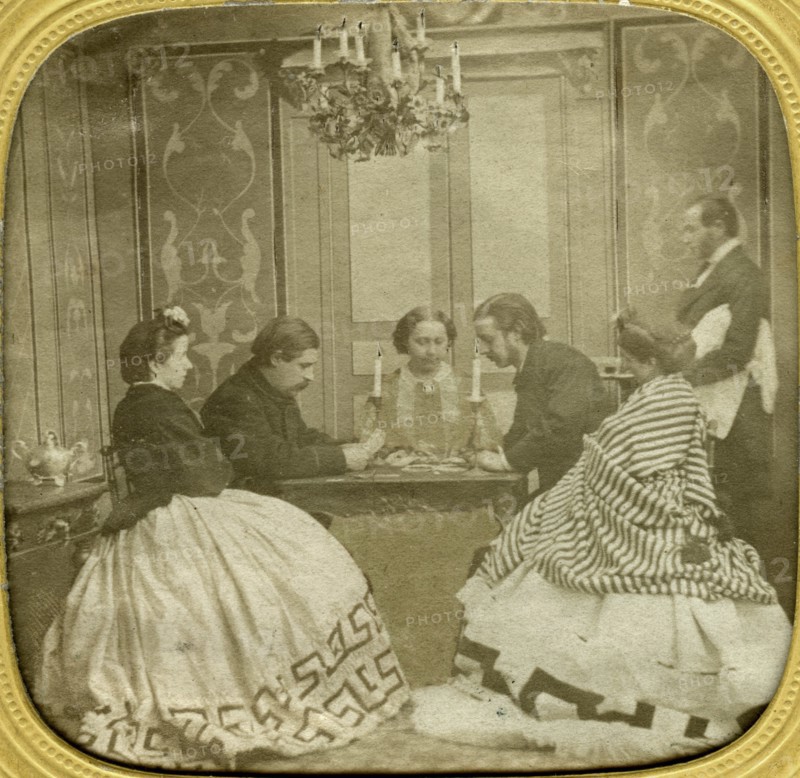 Card game, 19th century. Artist: Unknown