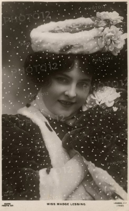Madge Lessing, German actress, c1906. Artist: Unknown
