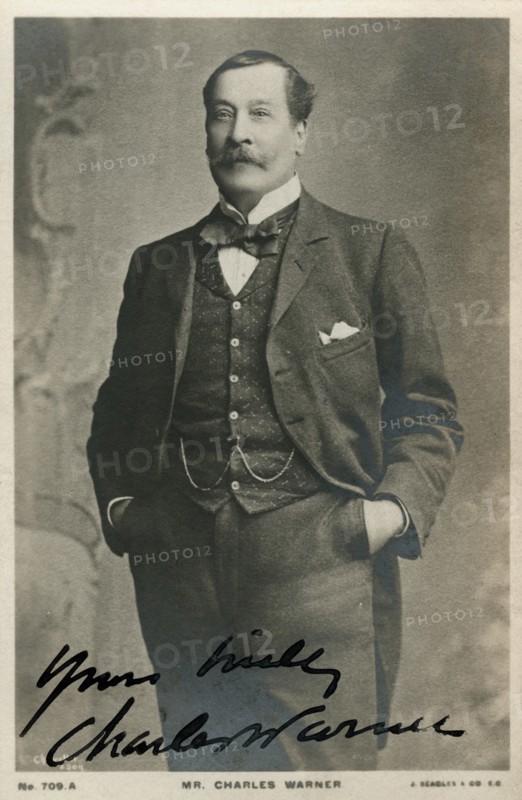 Charles Warner, English actor, c1890-c1909(?). Artist: Unknown