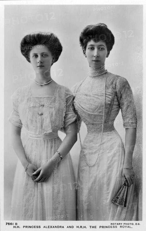 Princess Louise and her daughter Princess Alexandra, c1910. Creator: Unknown.