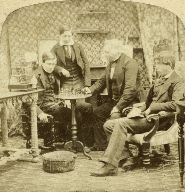 'Chess', 1850s. Artist: Unknown