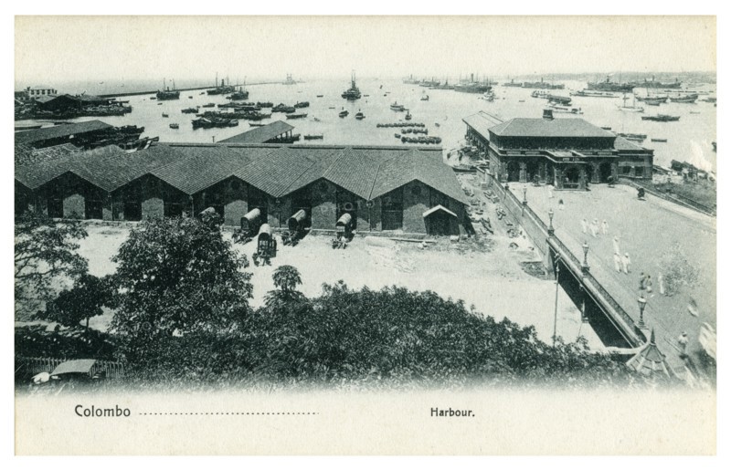 Colombo harbour, Ceylon, early 20th century(?). Artist: Unknown