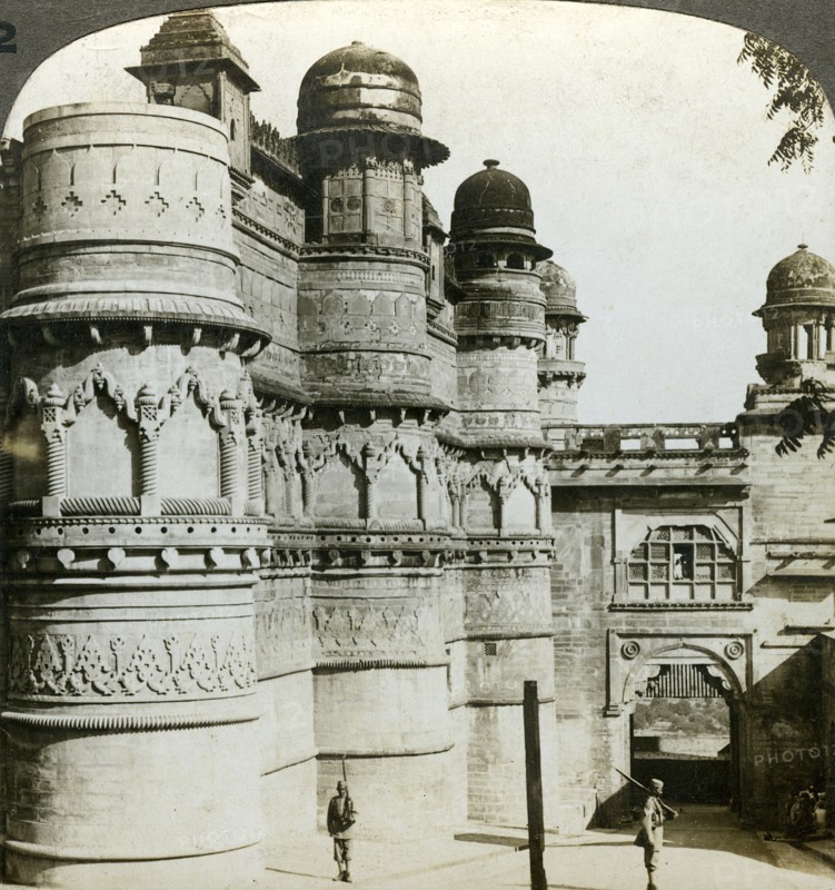 Man Singh Palace, Gwalior, Madhya Pradesh, India, c1900s(?).Artist: Underwood & Underwood