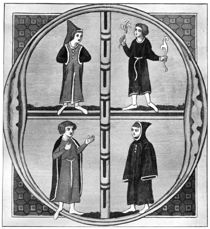 Costume of the Four Seasons of the Year, (1910). Artist: Unknown