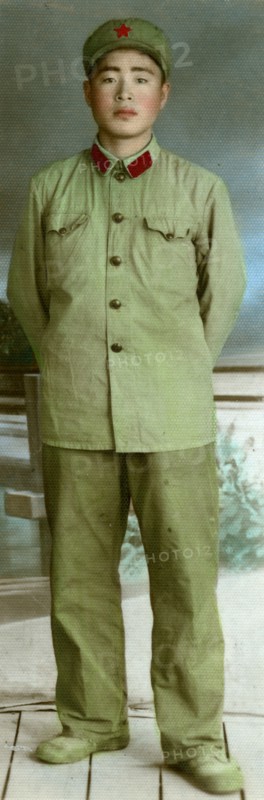 Chinese military uniform, 1966. Artist: Unknown