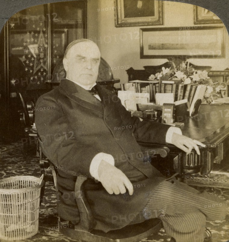 William McKinley, 25th President of the United States, 1900. Artist: Underwood & Underwood