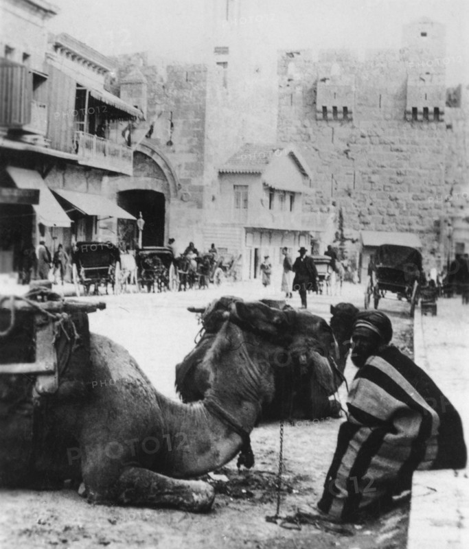 Near the Jaffa Gate, Jerusalem, c1927-c1931. Artist: Cavanders Ltd
