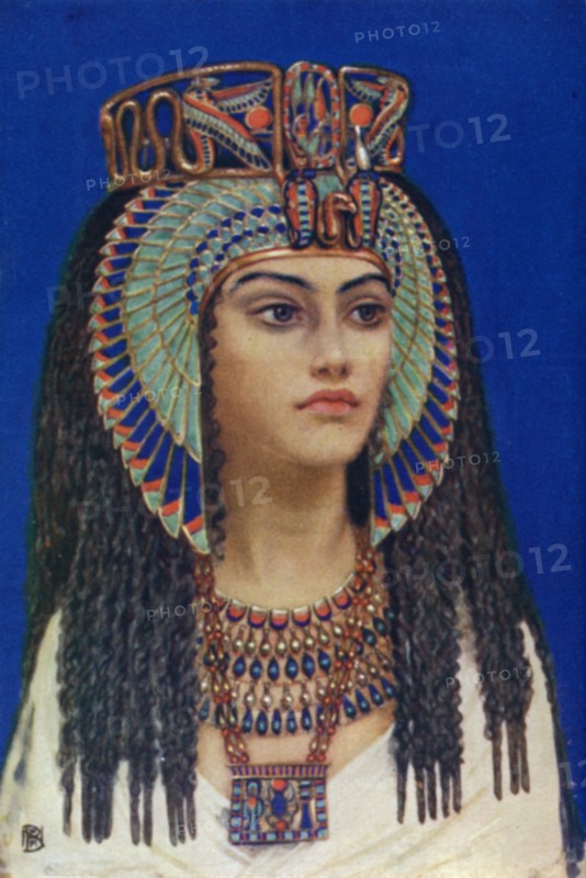 Tiy, Ancient Egyptian queen of the 18th dynasty, 14th century BC (1926).  Artist: Winifred Mabel Brunton