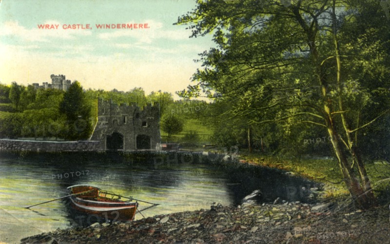 Wray Castle, Claife, Lancashire, early 20th century(?). Artist: Unknown