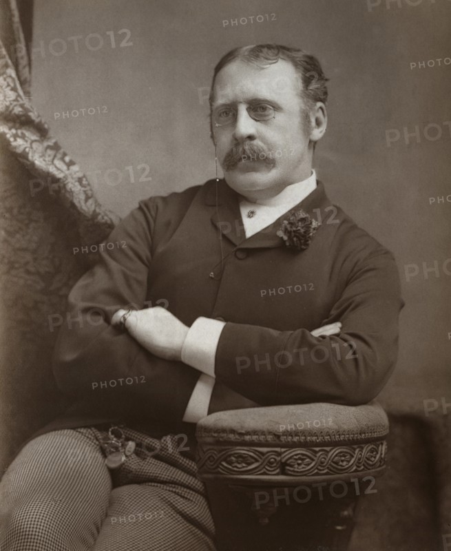 Clement Scott, British theatre critic, playwright and travel writer, 1886. Artist: Martin & Sallnow