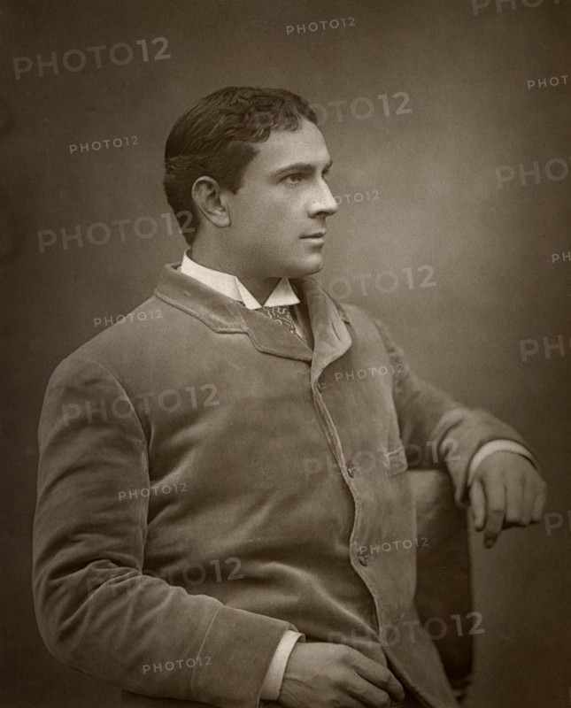 Maurice Barrymore, British actor, 1886. Artist: Barraud