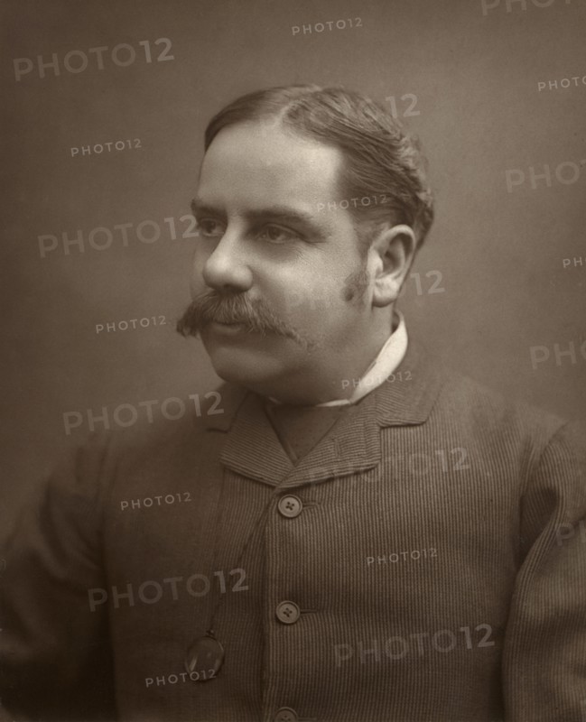 Alfred E Watson, British theatre critic, 1886. Artist: Barraud