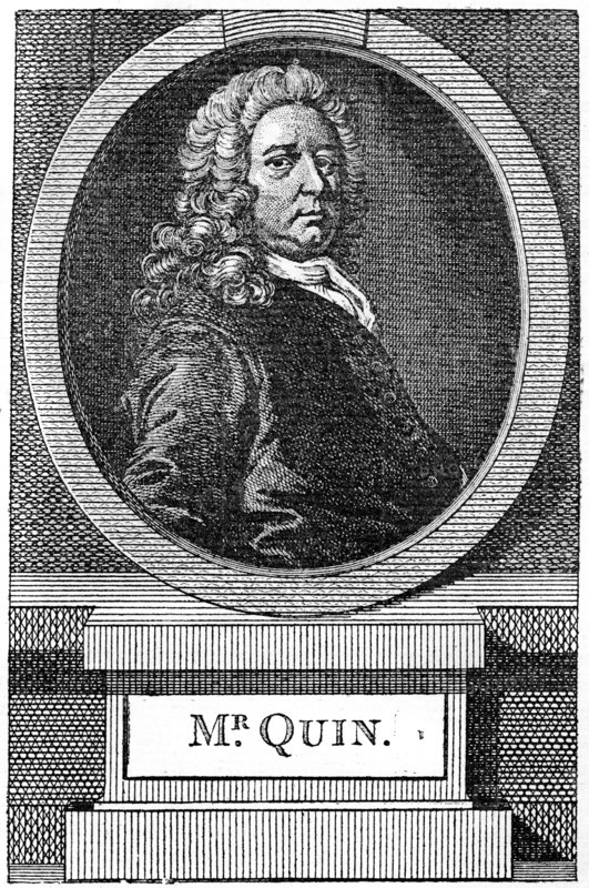James Quin, 18th century English actor, 1886. Artist: Unknown
