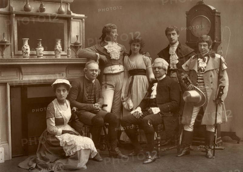The Vaudeville Company in 'The Road to Ruin', at the Vaudeville Theatre, London, 1886. Artist: Barraud