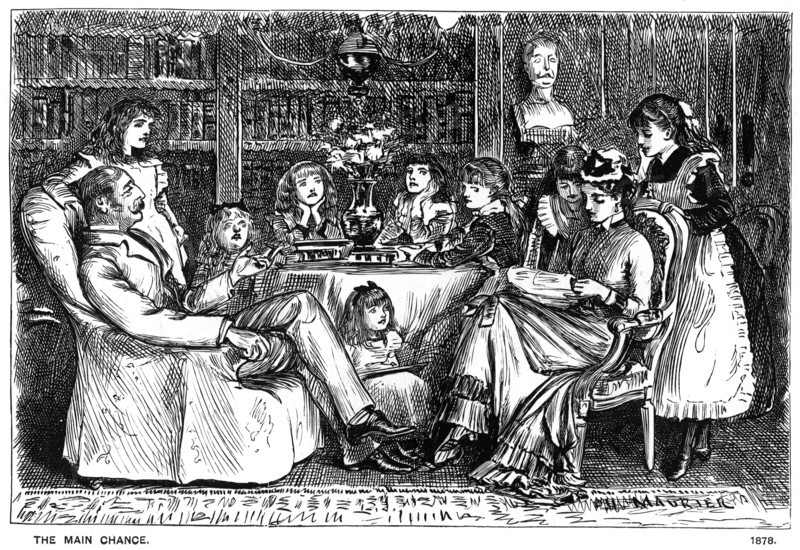 'The Main Chance', 1878 (1891). Artist: George du Maurier