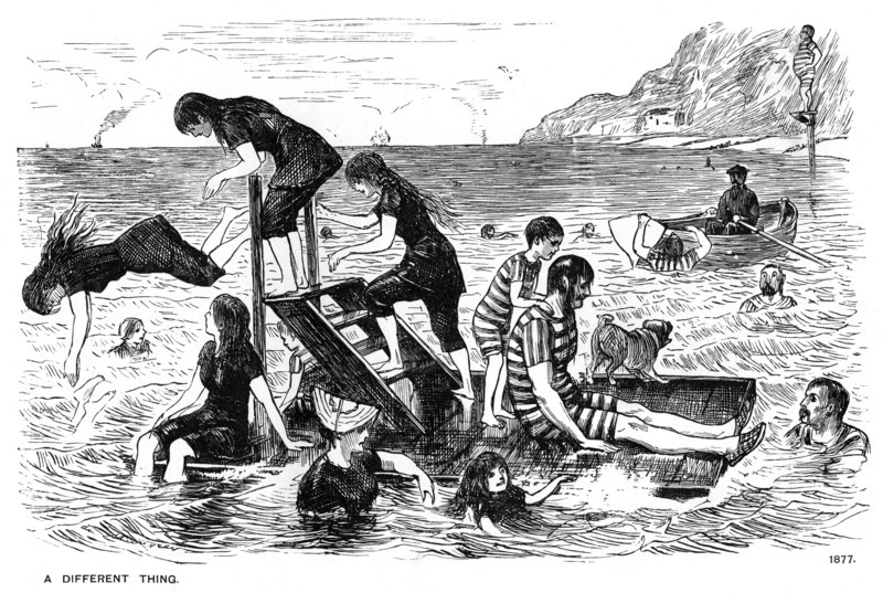 'A Different Thing', 1877 (1891).  Artist: George du Maurier