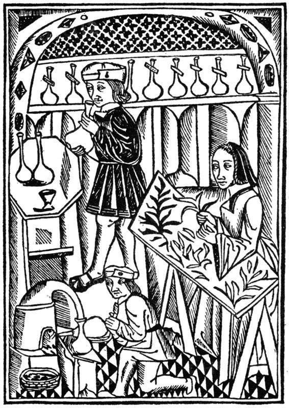 Illustration from Le Proprietaire des Choses, 1500 (1964). Artist: Anon