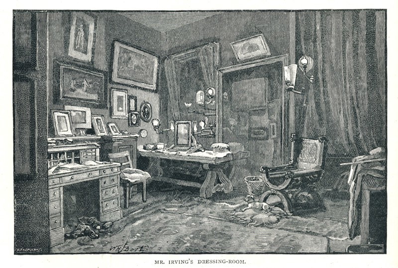 Henry Irvings' Dressing Room, 1891 Artist: Unknown