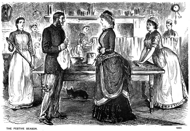 'The Festive Season', 1883 (1891). Artist: George du Maurier