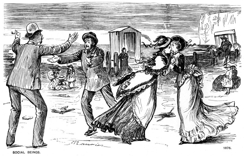 'Social Beings', 1876 (1891). Artist: George du Maurier