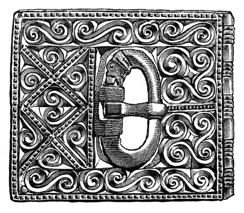 Buckle from Smithfield, London, 1893. Artist: Unknown