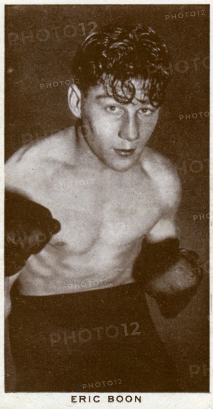 Eric Boon, British boxer, 1938. Artist: Unknown
