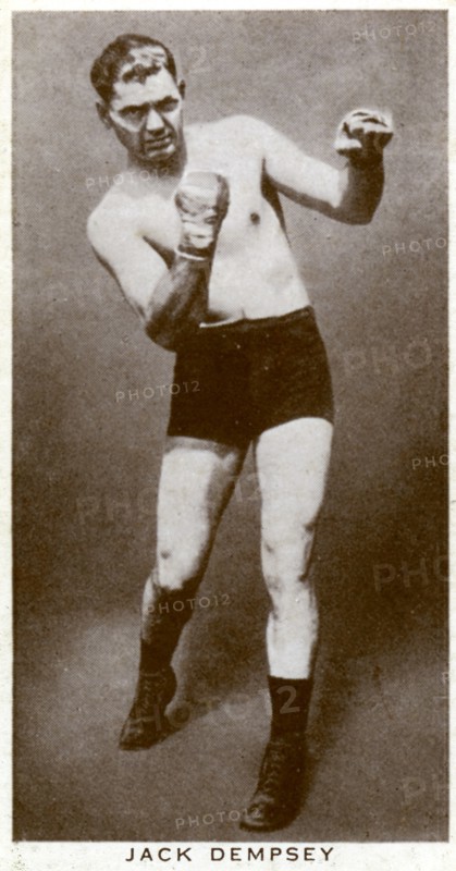 Jack Dempsey, American boxer, 1938 Artist: Unknown