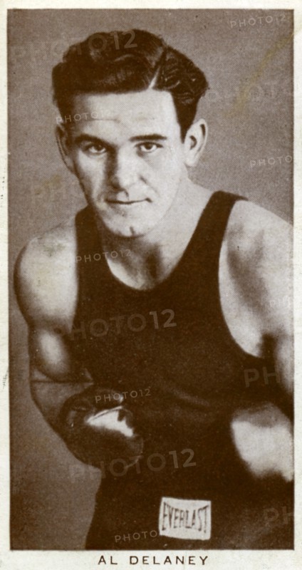 Al Delaney, Canadian boxer, 1938. Artist: Unknown